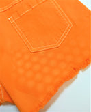 CUSTO BARCELONA Mini Shorts Size 34 / 8Y Stretch Garment Dye Frayed Cuffs gallery photo number 7
