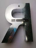 SELETTI METALVETICA Oversized Aluminium Letter R Wall Mounted gallery photo number 8