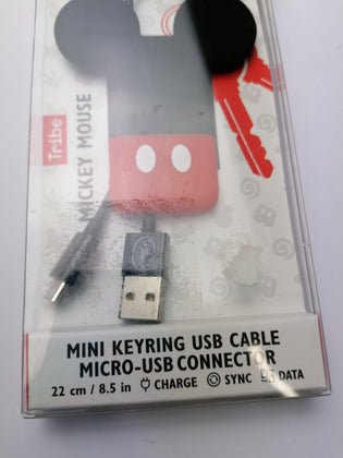 TRIBE x DISNEY Star Wars Mini Keyring USB Cable Micro-USB Connector Mickey Mouse gallery photo number 5