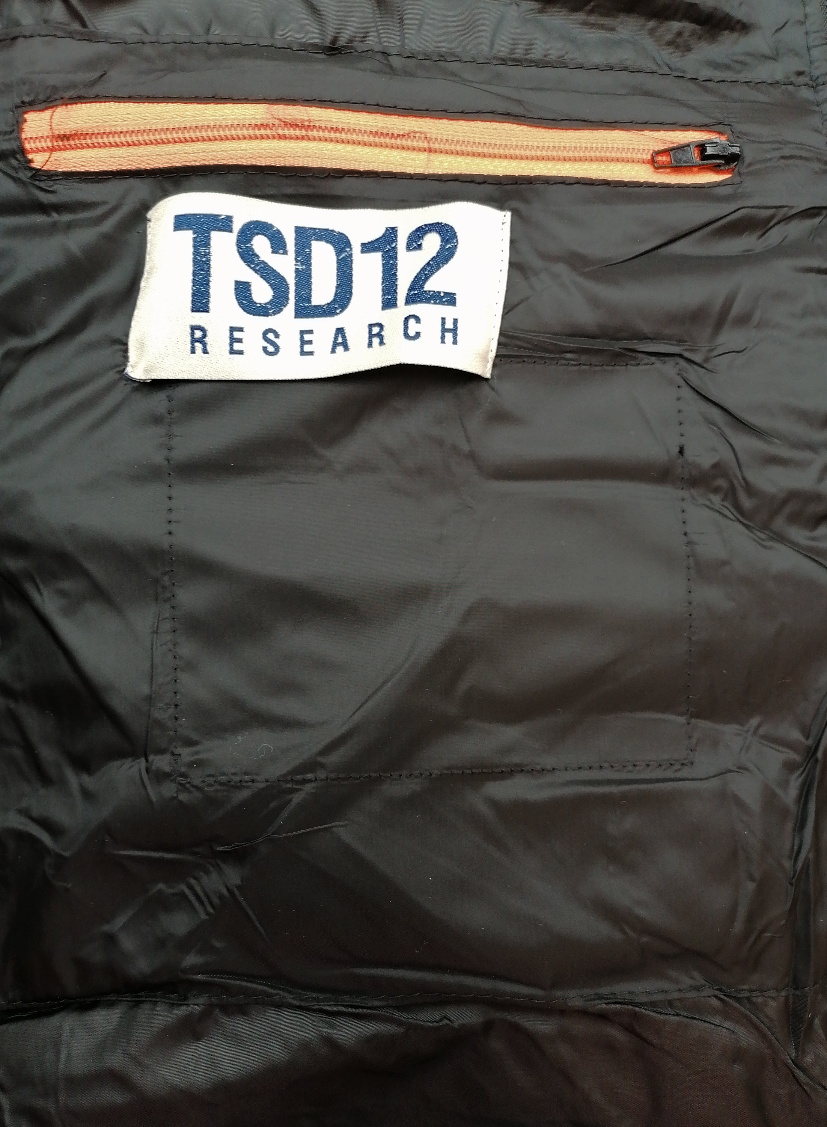 TSD12 RESEARCH Quilted Heated Jacket Size M Black Detachable ...