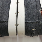 SUPERGA Felt & Faux Fur Deck Shoes Size 39 UK 5.5 US 6.5 Grey Logo Details gallery photo number 11