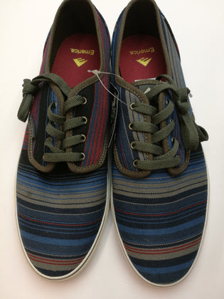 EMERICA Sneakers EU 44 UK 9.5 US 10.5 Striped Logo Patch Lace Up Round Toe gallery photo number 10