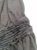 GUESS Midi Flared Dress Size S Beads Embellished Gathered Strappy Neckline gallery photo number 8
