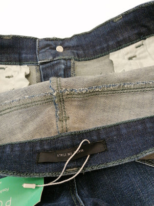 # 7.24 Jeans Size 28 Stretch Garment Dye Flared Leg Zip Fly Made in Italy gallery photo number 10