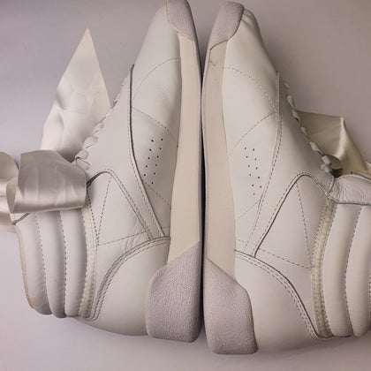 REEBOK HI SATIN BOW Leather Sneakers Size 36 UK 3.5 US 6 High Top Perforated gallery photo number 9