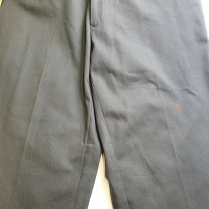 KEN BARRELL Chino Trousers Size 54 / 2XL Flat Front Zip Fly Unfinished Cuffs gallery photo number 8