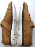 THOMPSON Leather Monk Strap Shoes EU 41 UK 7 US 8 Fringe Trim Made in Italy gallery photo number 9