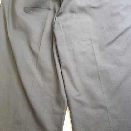 KEN BARRELL Chino Trousers Size 54 / 2XL Flat Front Zip Fly Unfinished Cuffs gallery photo number 9