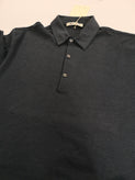 STEFAN BRANDT Polo Shirt Size M HANDMADE Split Hem Short Sleeve Half Button gallery photo number 9