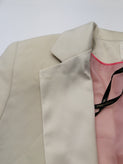 RRP€155 GIORGIA & JOHNS Crepe Blazer Jacket Size 42 / S Satin Trim Made in Italy gallery photo number 11