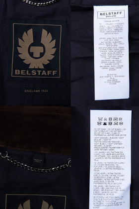 BELSTAFF DENESMERE Suede Leather Jacket US-UK38 IT48 M RRP€1195 Waxed Worn Look gallery photo number 9